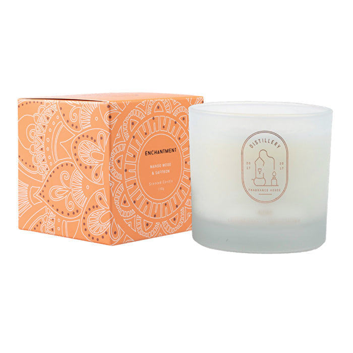 Distillery Fragrance House Soy Candle Enchantment (Mango Wood and Saffron) 190g Image 1