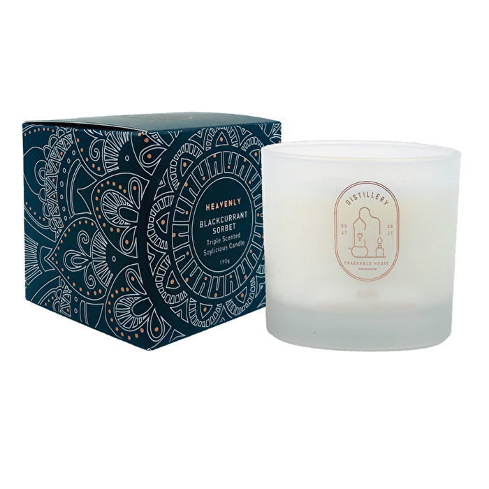 Distillery Fragrance House Soy Candle Heavenly (Blackcurrant Sorbet) 190g Image 1