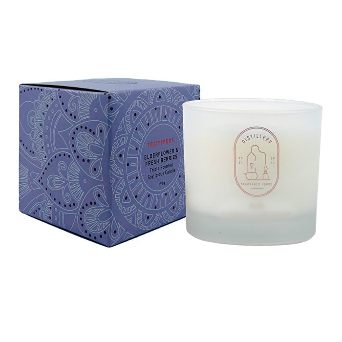 Distillery Fragrance House Soy Candle Temptress (Elderflower and Fresh Berries) 190g Image 1