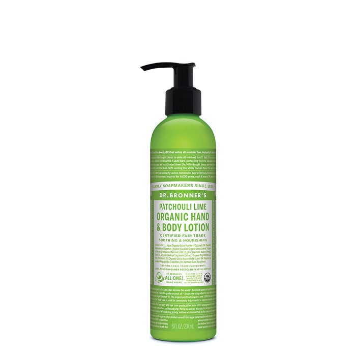 Dr. Bronners Organic Hand and Body Lotion Patchouli Lime 237ml Image 1