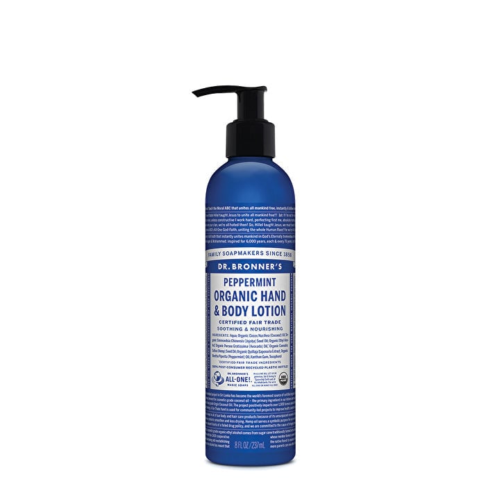 Dr. Bronners Organic Hand and Body Lotion Peppermint 237ml Image 1