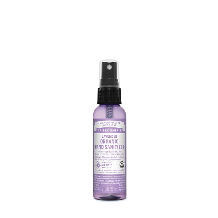 Dr. Bronners Organic Hand Sanitizer Lavender 59ml Image 1