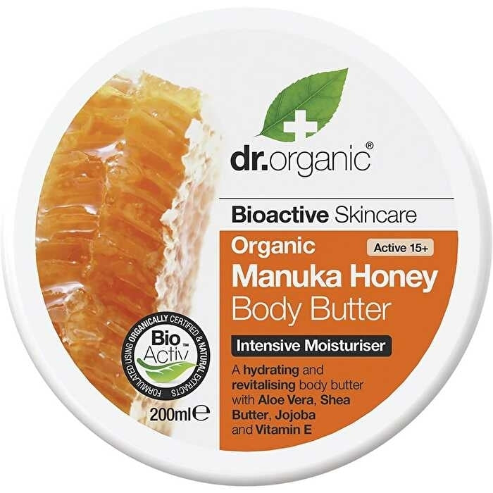 Dr Organic Body Butter Organic Manuka Honey 200ml Image 1