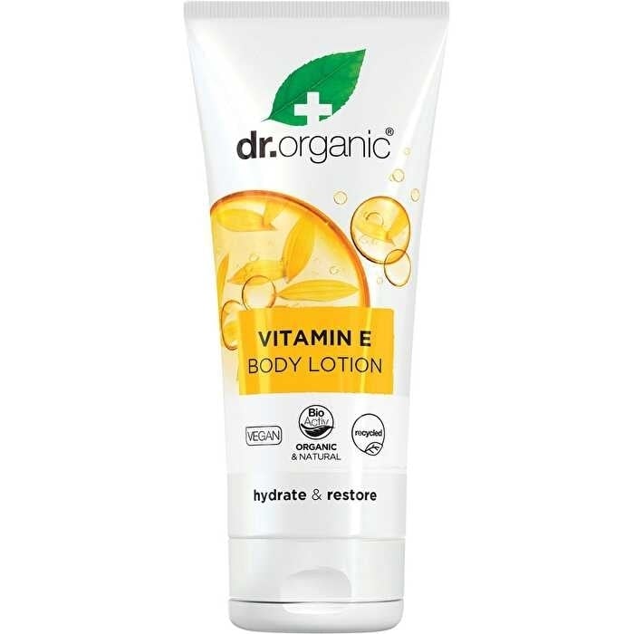 Dr Organic Body Lotion Vitamin E 200ml Image 1