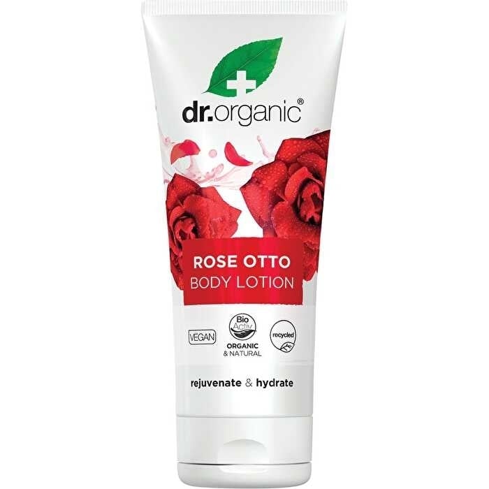 Dr Organic Body Lotion Rose Otto 200ml Image 1