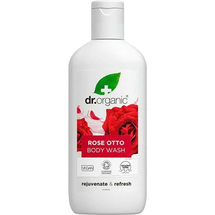 Dr Organic Body Wash Rose Otto 250ml Image 1