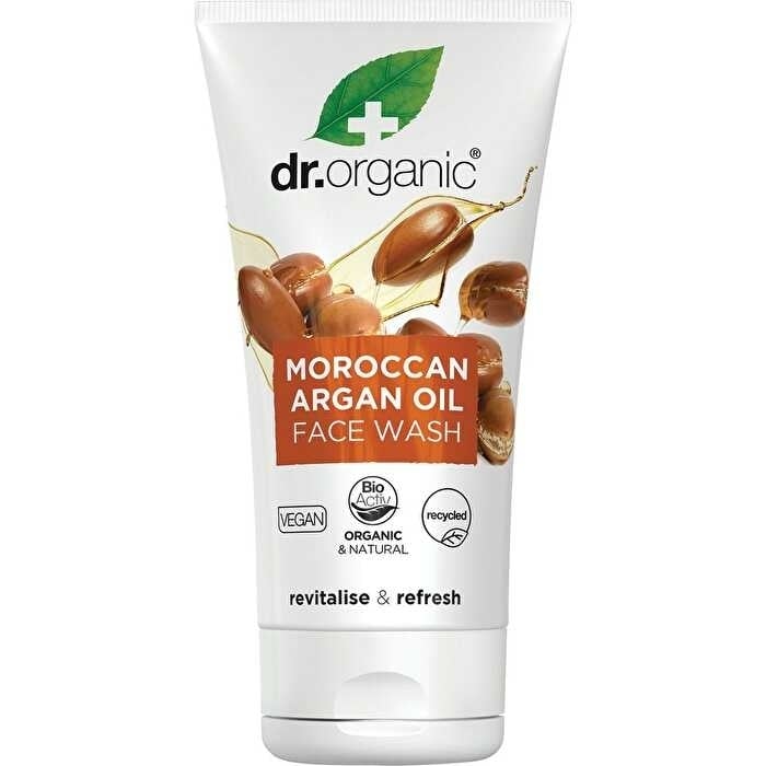 Dr Organic Face Wash Moroccan Argan Oil 150ml Image 1