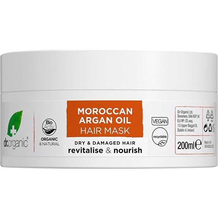 Dr Organic Hair Mask Moroccan Argan Oil 200ml Image 1