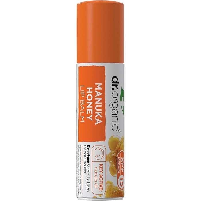 Dr Organic Lip Balm SPF 15 Manuka Honey 5.7ml Image 1