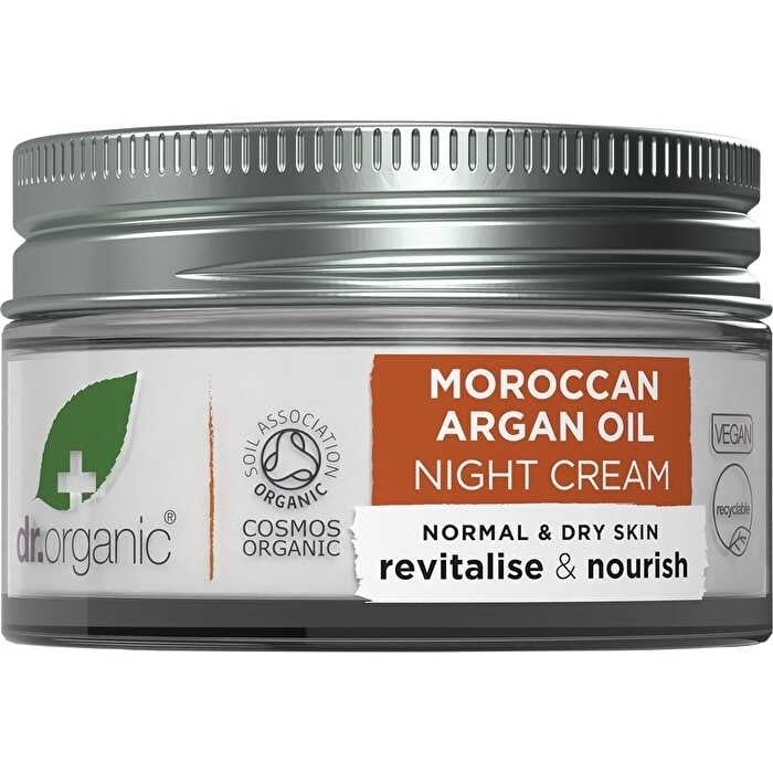 Dr Organic Night Cream Moroccan Argan Oil 50ml Image 1