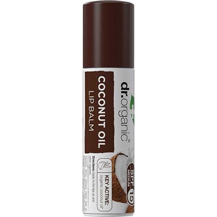 Dr Organic Lip Balm SPF 15 Organic Virgin Coconut Oil 5.7ml Image 1