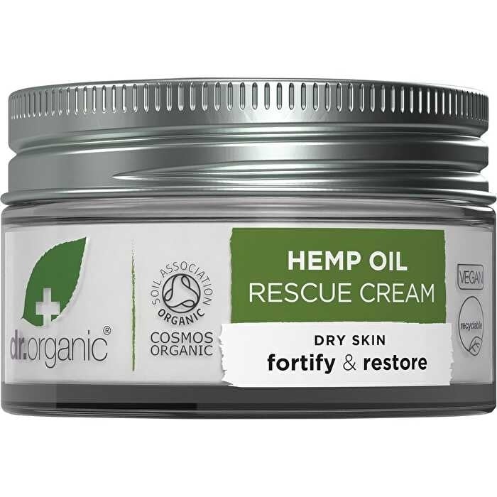 Dr Organic Rescue Cream Hemp Oil 50ml Image 1