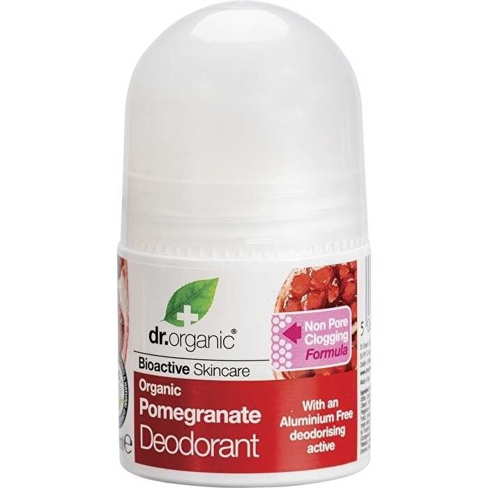 Dr Organic Roll-On Deodorant Organic Pomegranate 50ml Image 1