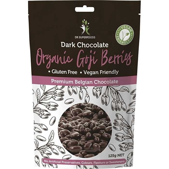 Dr Superfoods Goji Berries Organic Dark Chocolate 125g Image 1