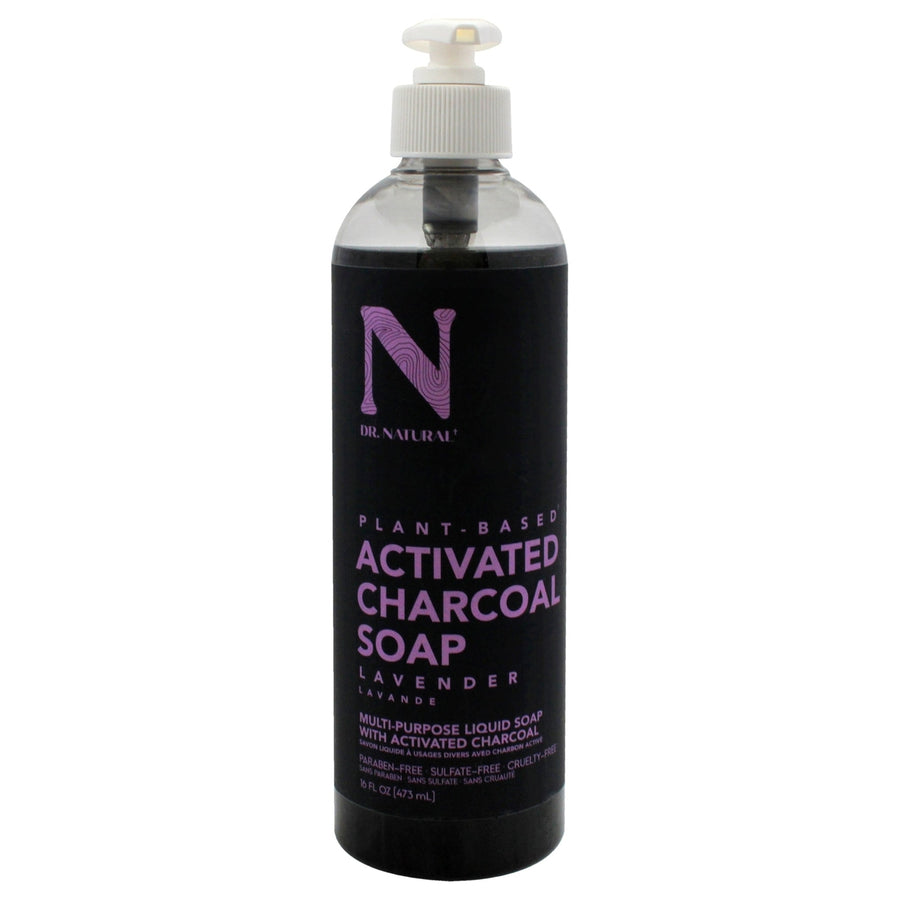 Dr. Natural Activated Charcoal Liquid Soap - Lavender by Dr. Natural for Unisex - 16 oz Soap Image 1