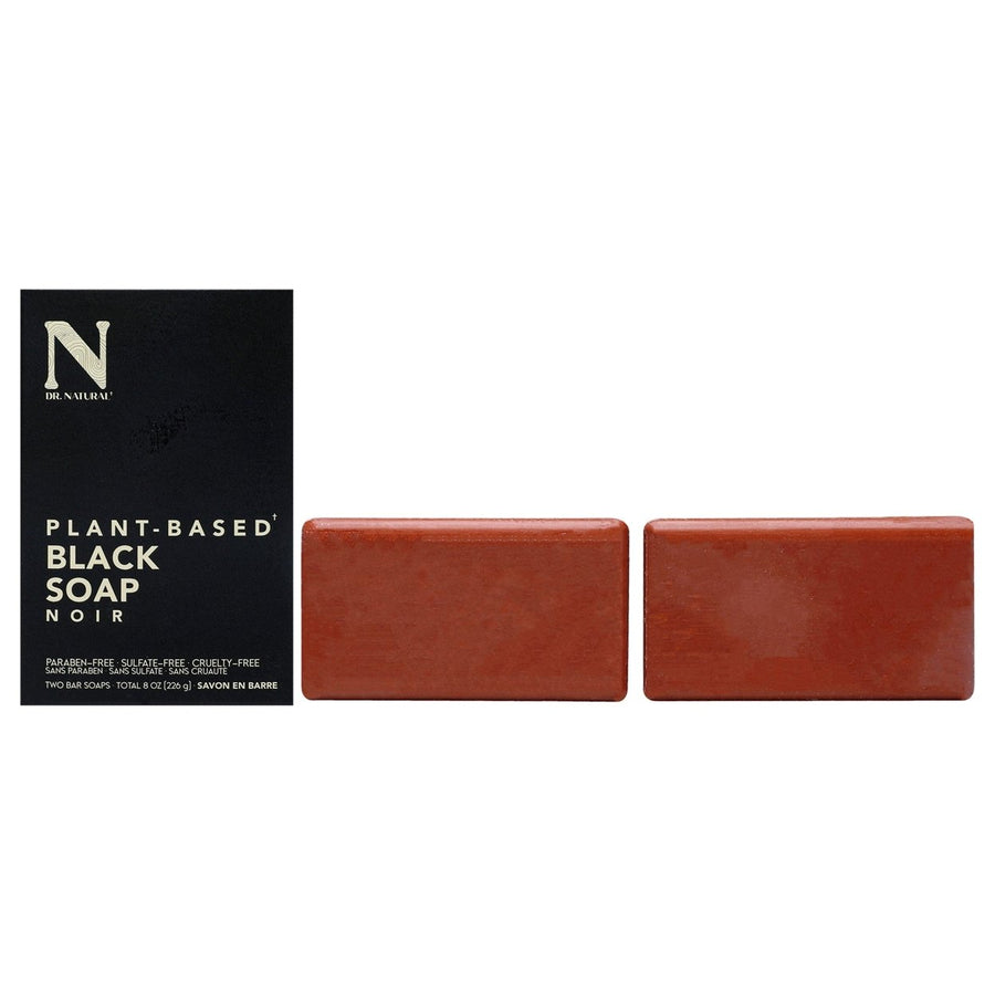 Dr. Natural Bar Soap - Black by Dr. Natural for Unisex - 2 x 8 oz Soap Image 1