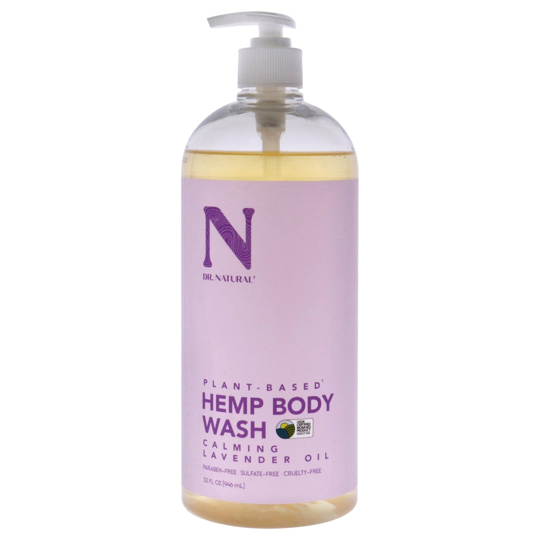 Dr. Natural Body Wash - Hemp with Lavender by Dr. Natural for Unisex - 32 oz Body Wash Image 1