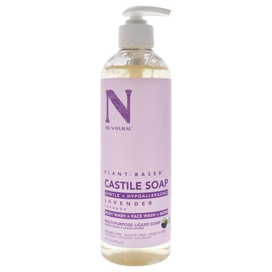 Dr. Natural Castile Liquid Soap - Lavender by Dr. Natural for Unisex - 16 oz Soap Image 1