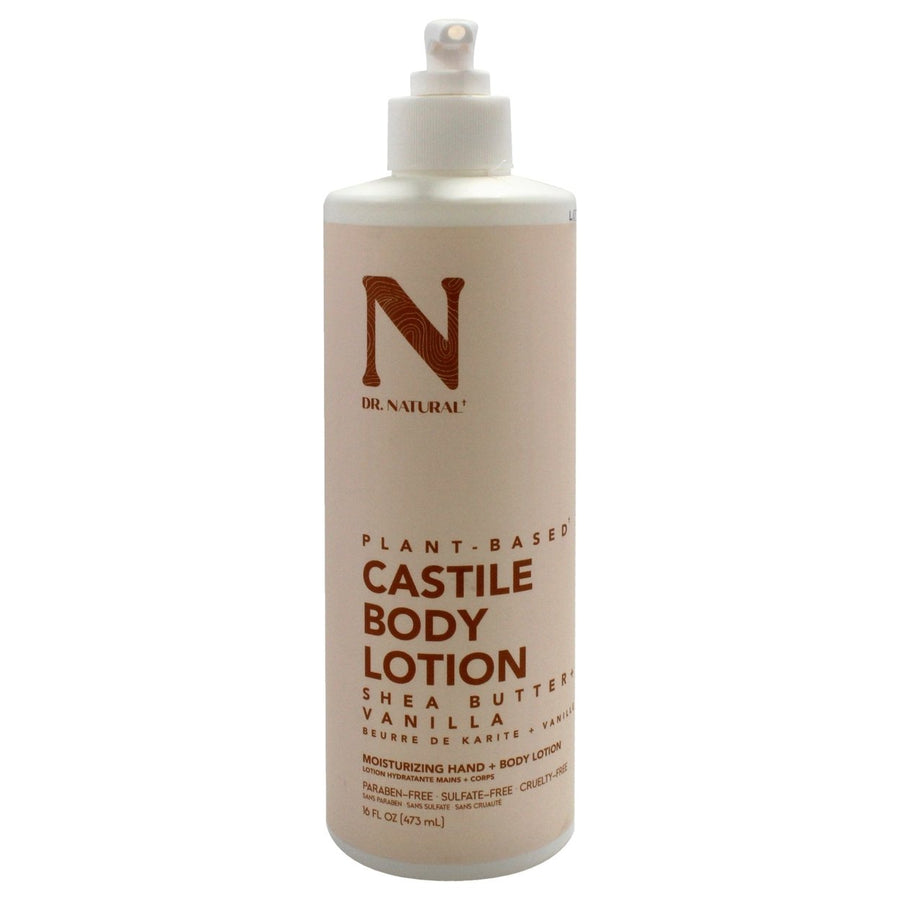 Dr. Natural Castile Body Lotion - Shea Butter plus Vanille by Dr. Natural for Unisex - 16 oz Body Lotion Image 1