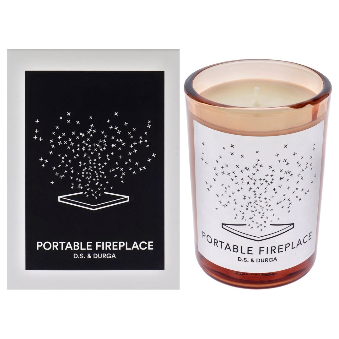 DS and Durga Portable Fireplace by DS and Durga for Unisex - 7 oz Candle Image 1