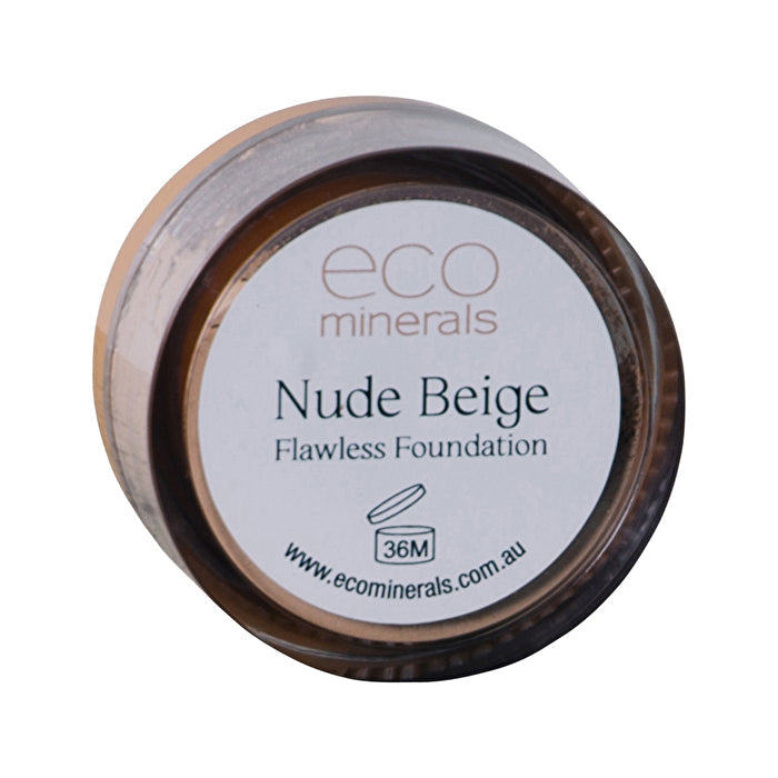 Eco Minerals Flawless Matte Mineral Foundation Nude Beige 5g Image 1