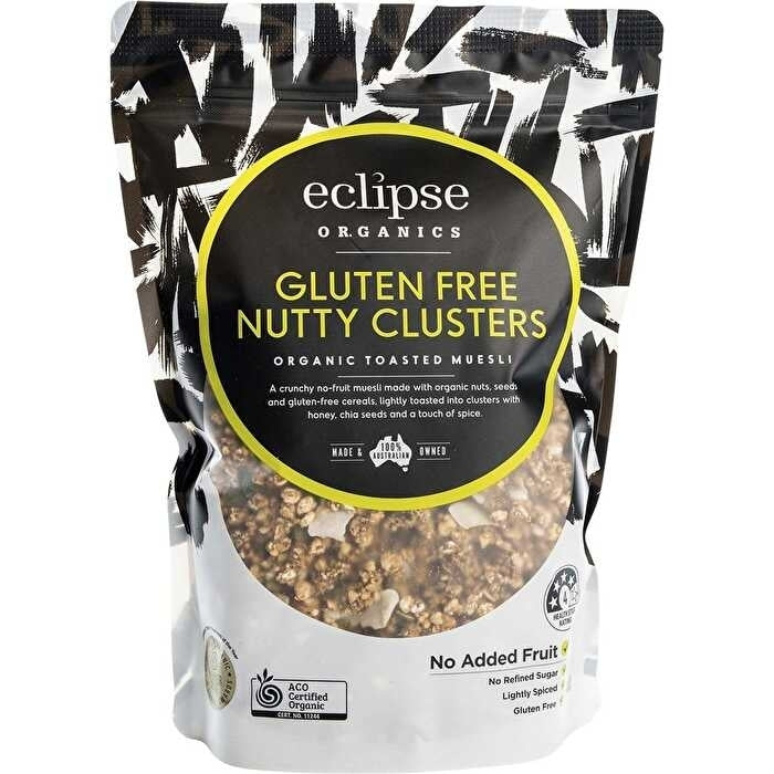 Eclipse Organics Organic Muesli Gluten Free Nutty Clusters 400g Image 1