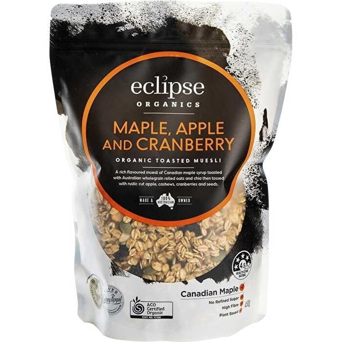 Eclipse Organics Organic Muesli Maple Apple and Cranberry 450g Image 1