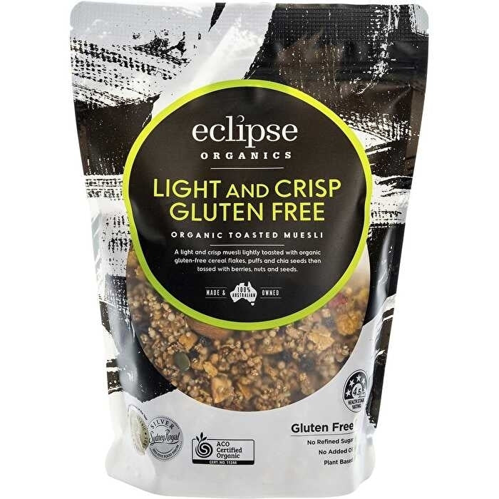 Eclipse Organics Organic Muesli Gluten Free Light and Crisp 380g Image 1