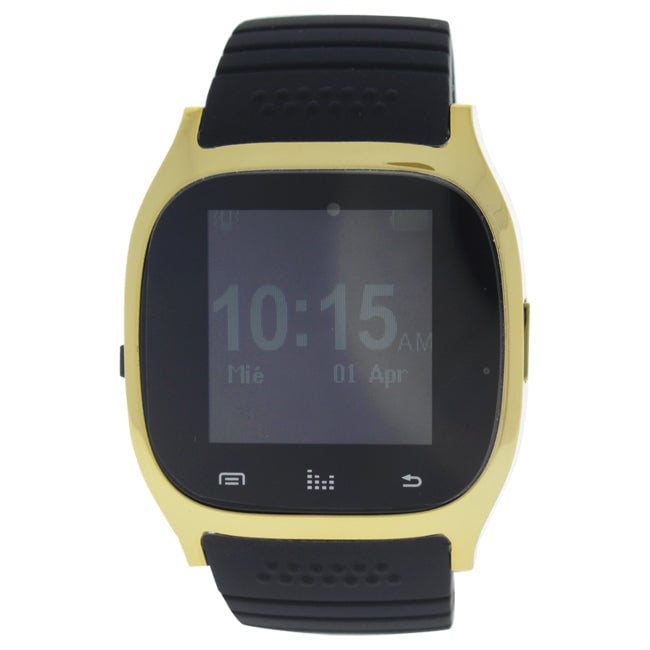 Eclock EK-B5 Montre Connectee Gold/Black Silicone Strap Smart Watch by Eclock for Unisex - 1 Pc Watch Image 1