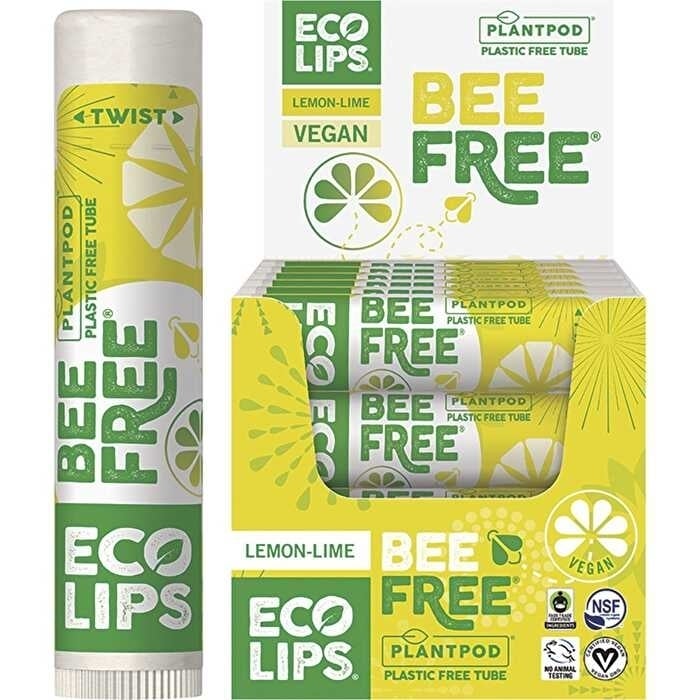 Eco Lips Lip Balm Bee Free Lemon-Lime 24x4.25g Image 1