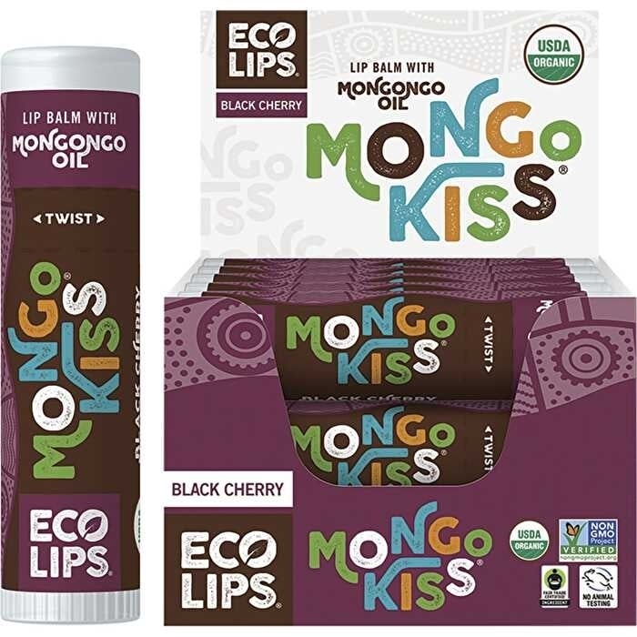 Eco Lips Lip Balm Mongo Kiss Black Cherry 15x7g Image 1