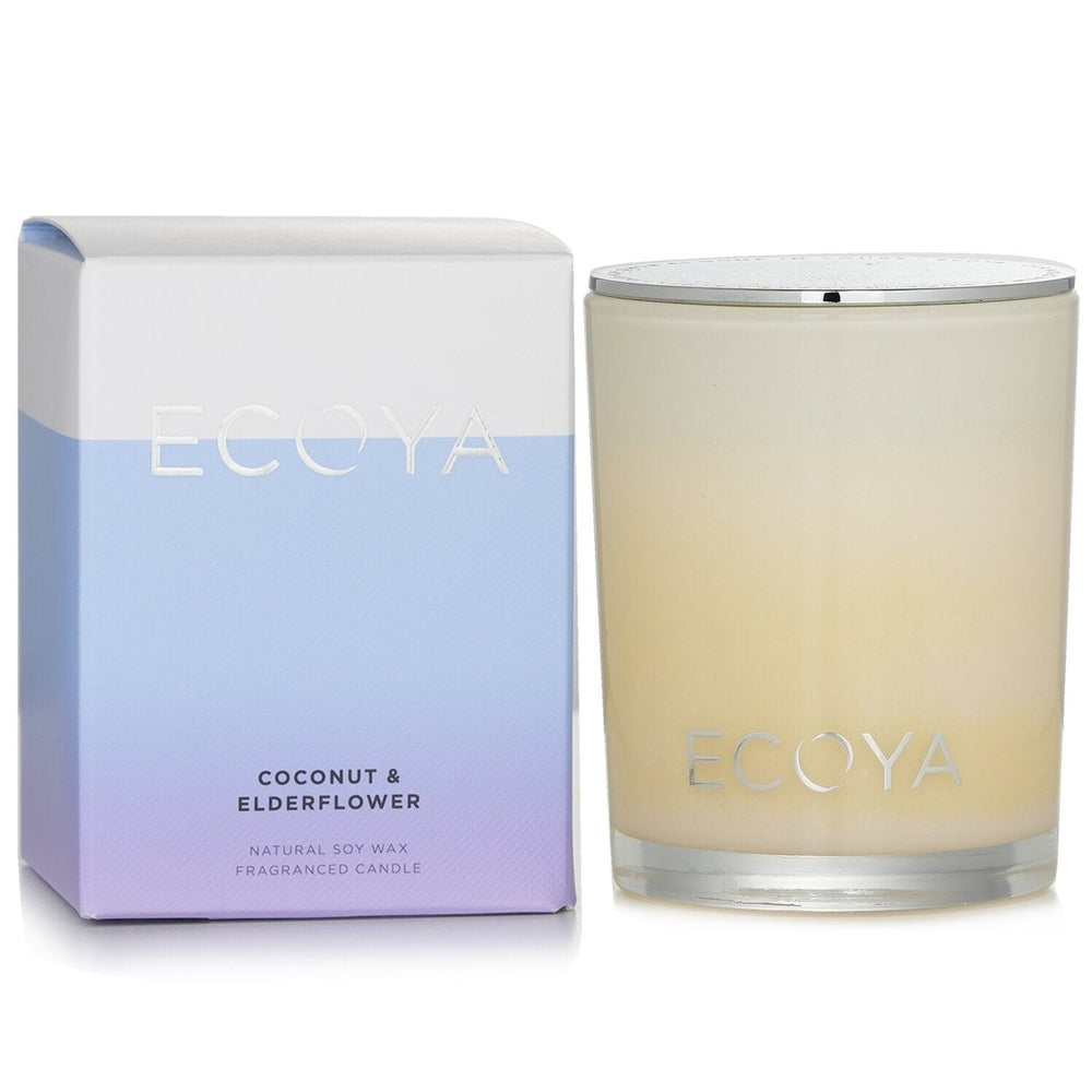 Ecoya Mini Madison Candle - Coconut and Elderflower 80g/2.8oz Image 2