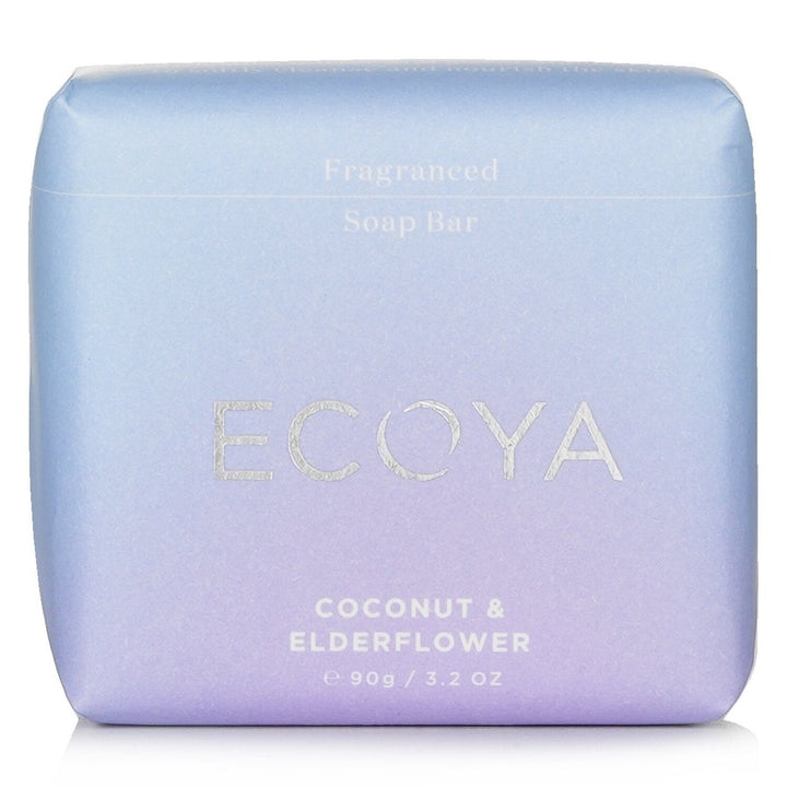 Ecoya Soap - Coconut and Elderflower 90g/3.2oz Image 1