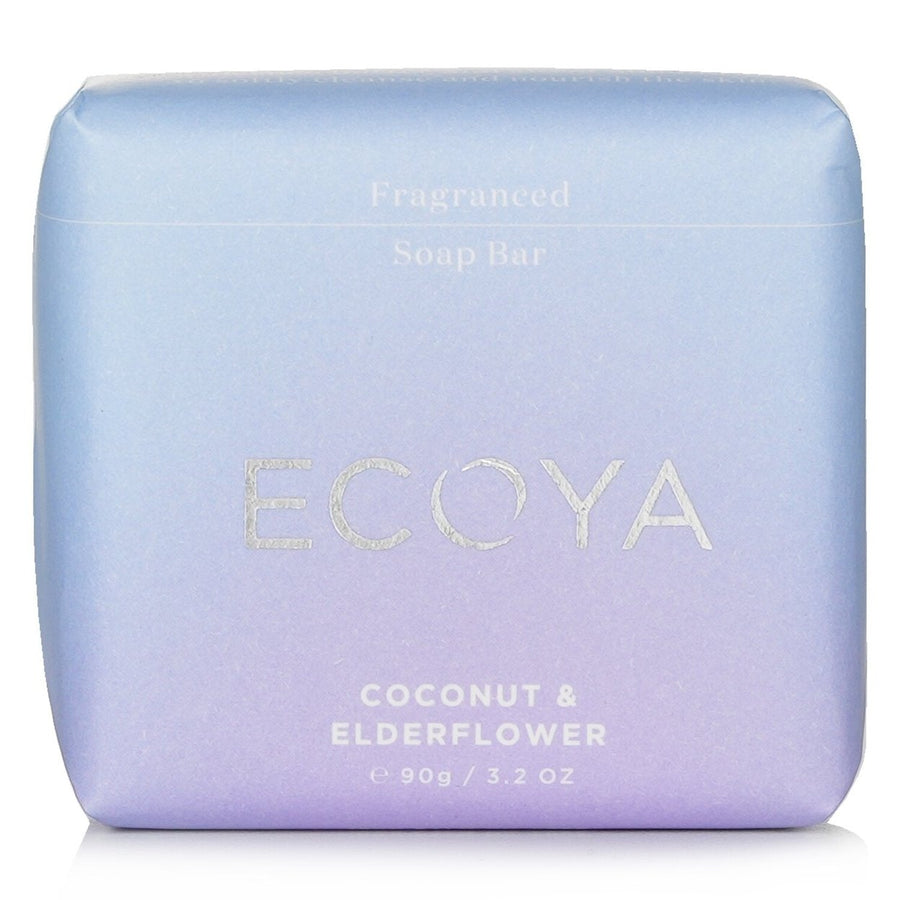 Ecoya Soap - Coconut and Elderflower 90g/3.2oz Image 1