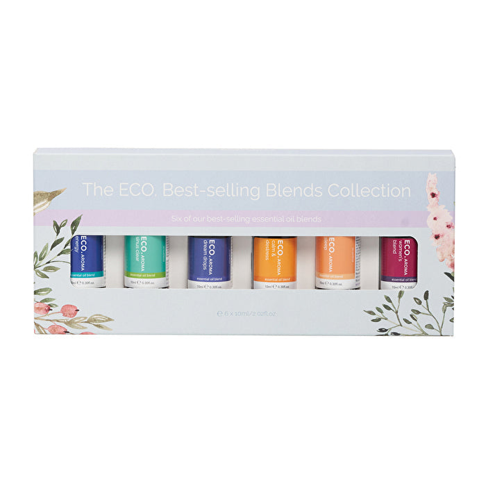 Eco Modern Essentials Aroma Essential Oil Blends Bestselling 10ml x 6 Pack Image 1