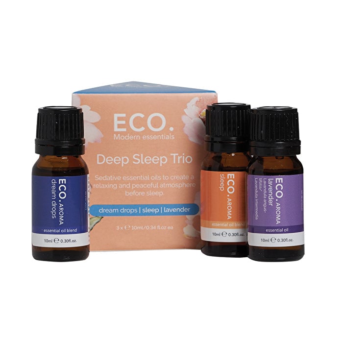 Eco Modern Essentials Aroma Essential Oil Trio Deep Sleep 10ml x 3 Pack Image 1