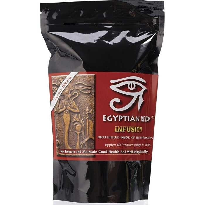 Egyptian Red Herbal Tea Bags Tea of the Pharaohs 40pk Image 1