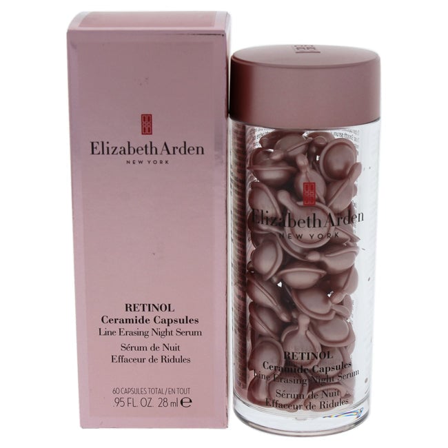 Elizabeth Arden Ceramide Capsules Line Erasing Night Serum by Elizabeth Arden for Women - 60 Count Capsules Image 1