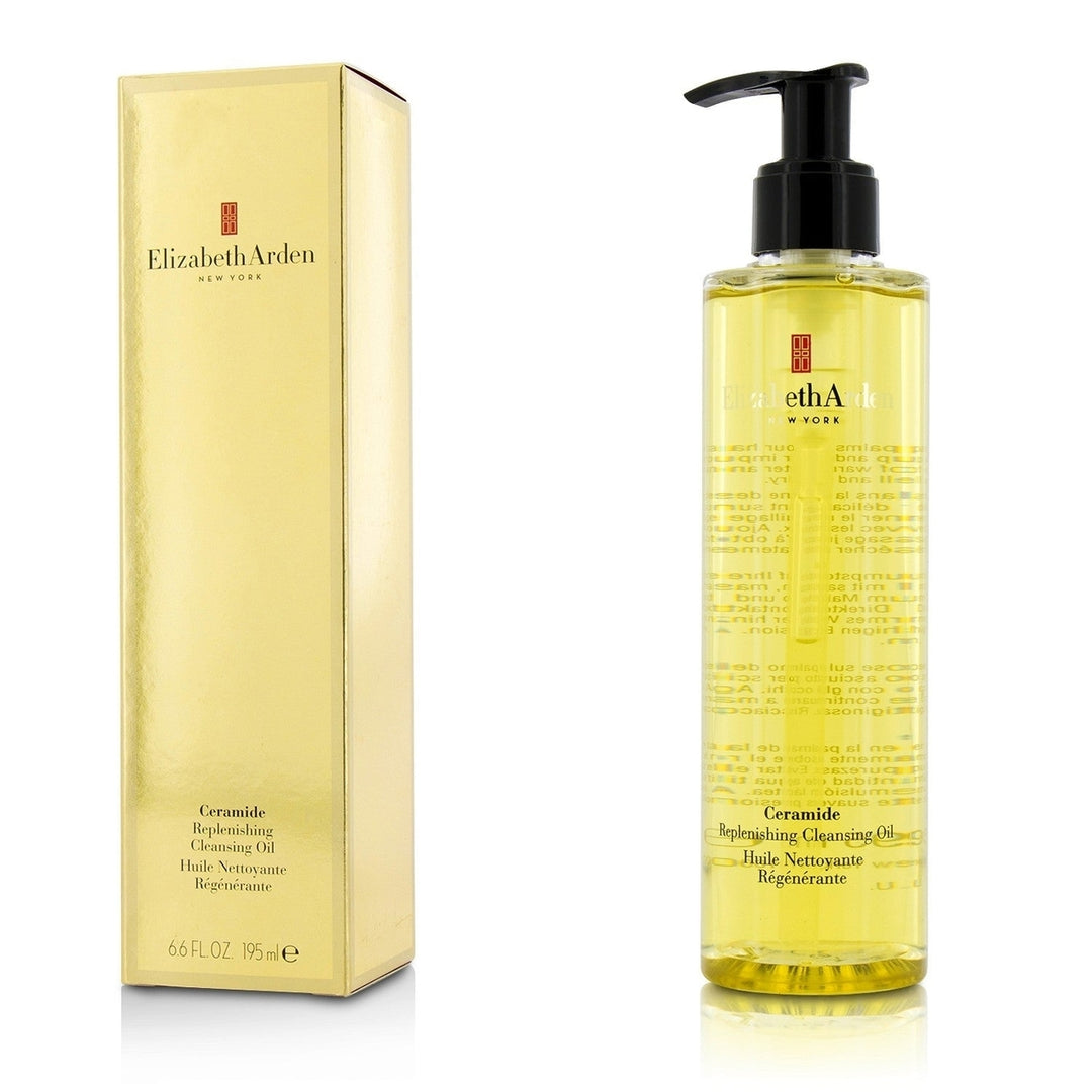 Elizabeth Arden Ceramide Replenishing Cleansing Oil 195ml/6.6oz Image 1