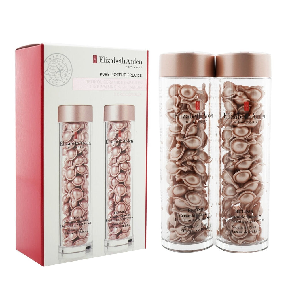 Elizabeth Arden Ceramide Retinol Capsules - Line Erasing Night Serum Duo 2x90caps Image 2