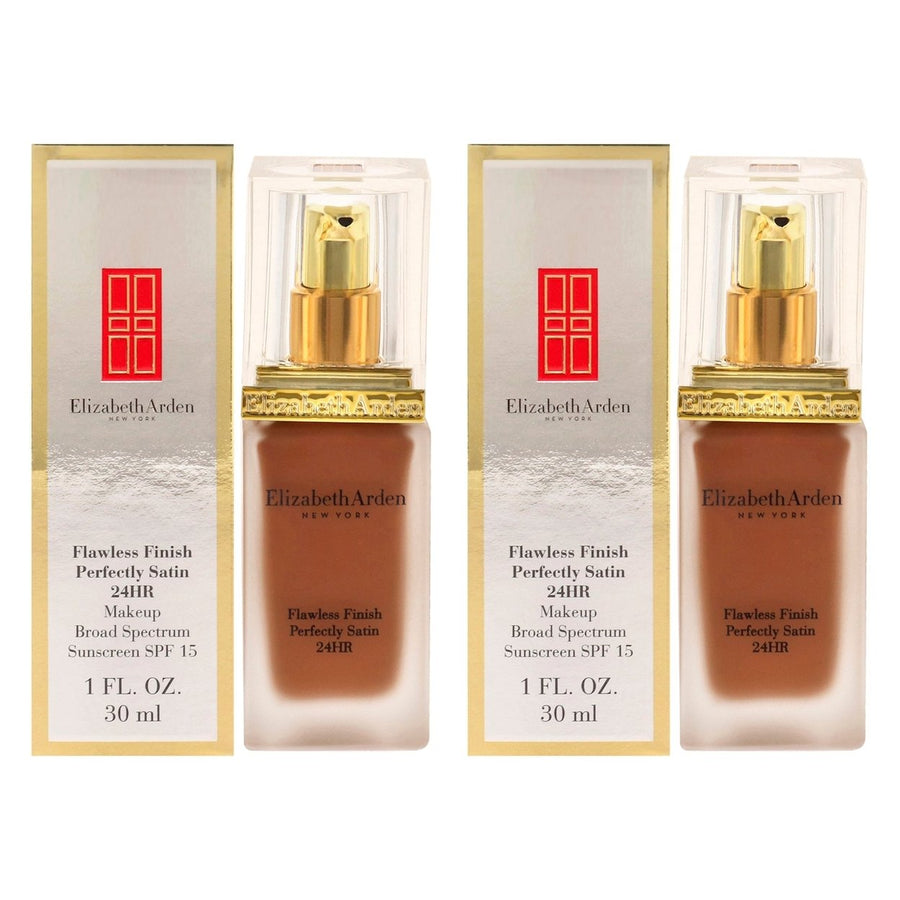 Elizabeth Arden Flawless Finish Perfectly Satin 24HR Makeup SPF 15 - 17 Cocoa by Elizabeth Arden for Women - 1 oz Image 1