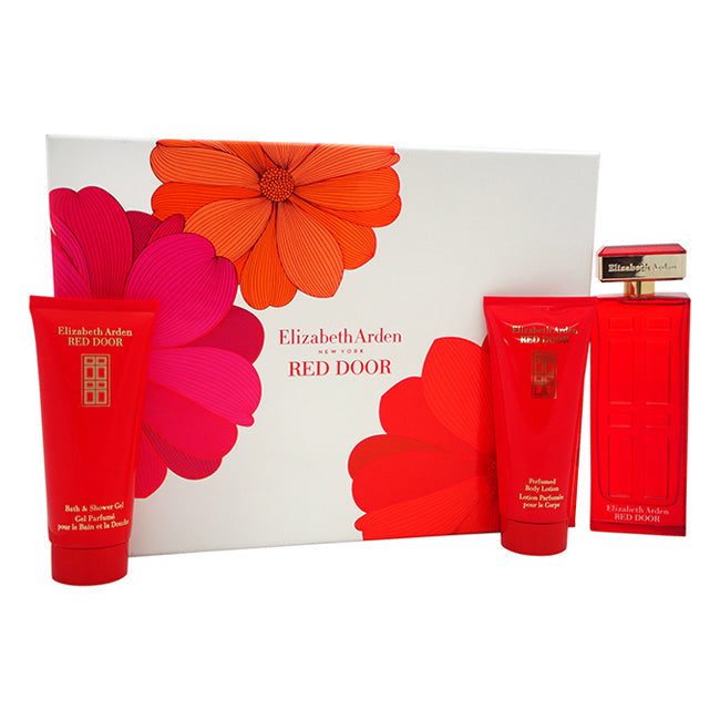 Elizabeth Arden Red Door by Elizabeth Arden for Women - 3 Pc Gift Set 3.3oz EDT Spray 3.3oz Body Lotion 3.3oz Bath and Image 1