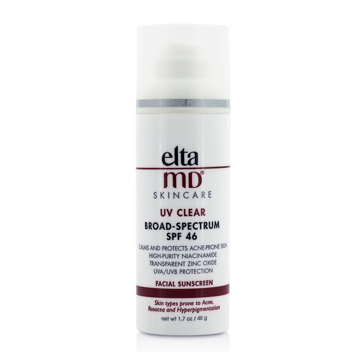 EltaMD UV Clear Facial Sunscreen SPF 46 - For Skin Types Prone To Acne Rosacea and Hyperpigmentation 48g/1.7oz Image 2