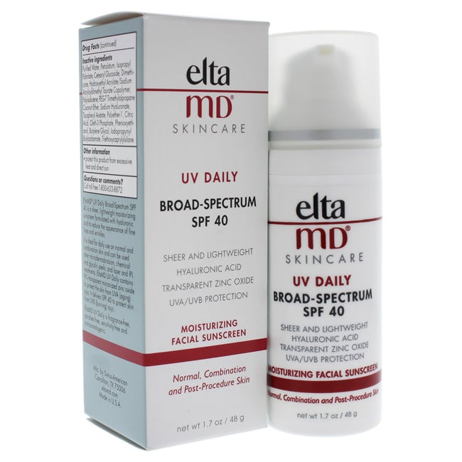 EltaMD UV Daily Moisturizing Facial Sunscreen SPF 40 by EltaMD for Unisex - 1.7 oz Sunscreen Image 1