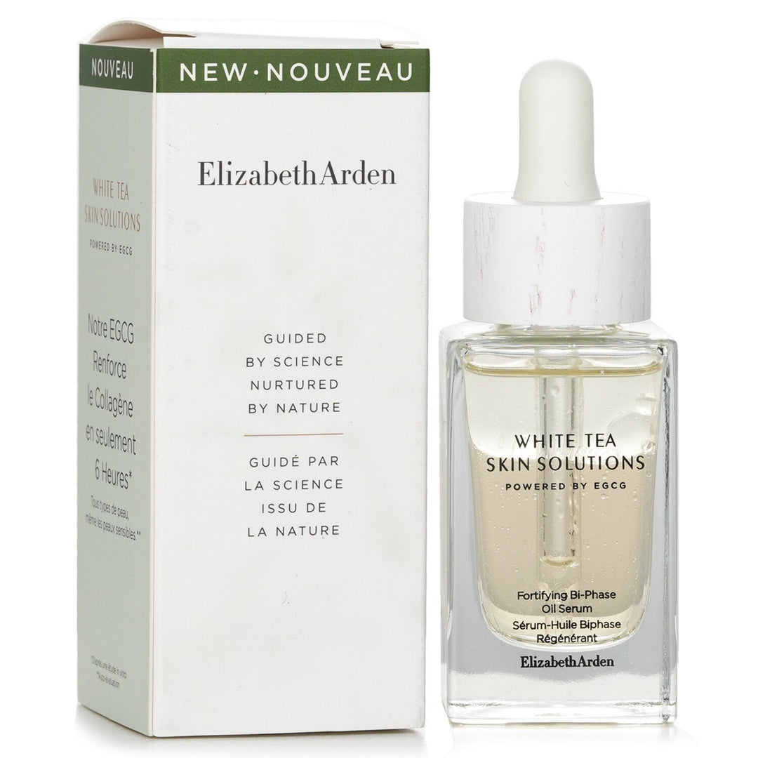 Elizabeth Arden White Tea Skin Solutions Fortifying Bi Phase Oil Serum 30ml/1oz Image 2