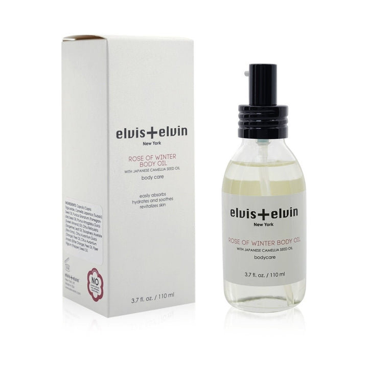 Elvis + Elvin Rose Of Winter Body Oil 110ml/3.7oz Image 2