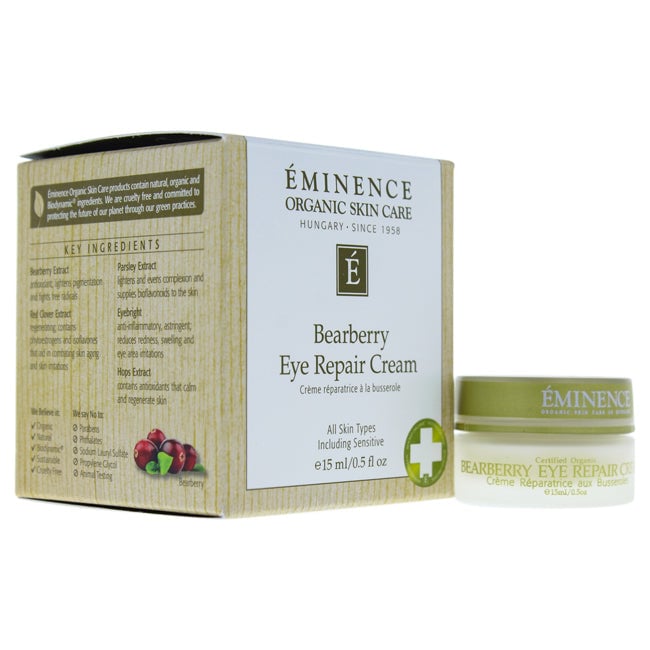 Eminence Bearberry Eye Repair Cream by Eminence for Unisex - 0.5 oz Cream Image 1