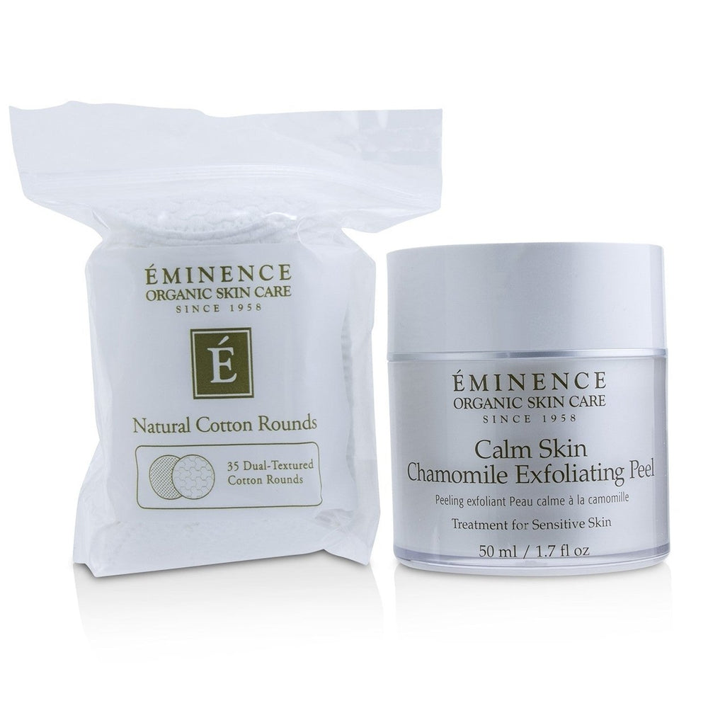 Eminence Calm Skin Chamomile Exfoliating Peel (with 35 Dual-Textured Cotton Rounds) 50ml/1.7oz Image 2