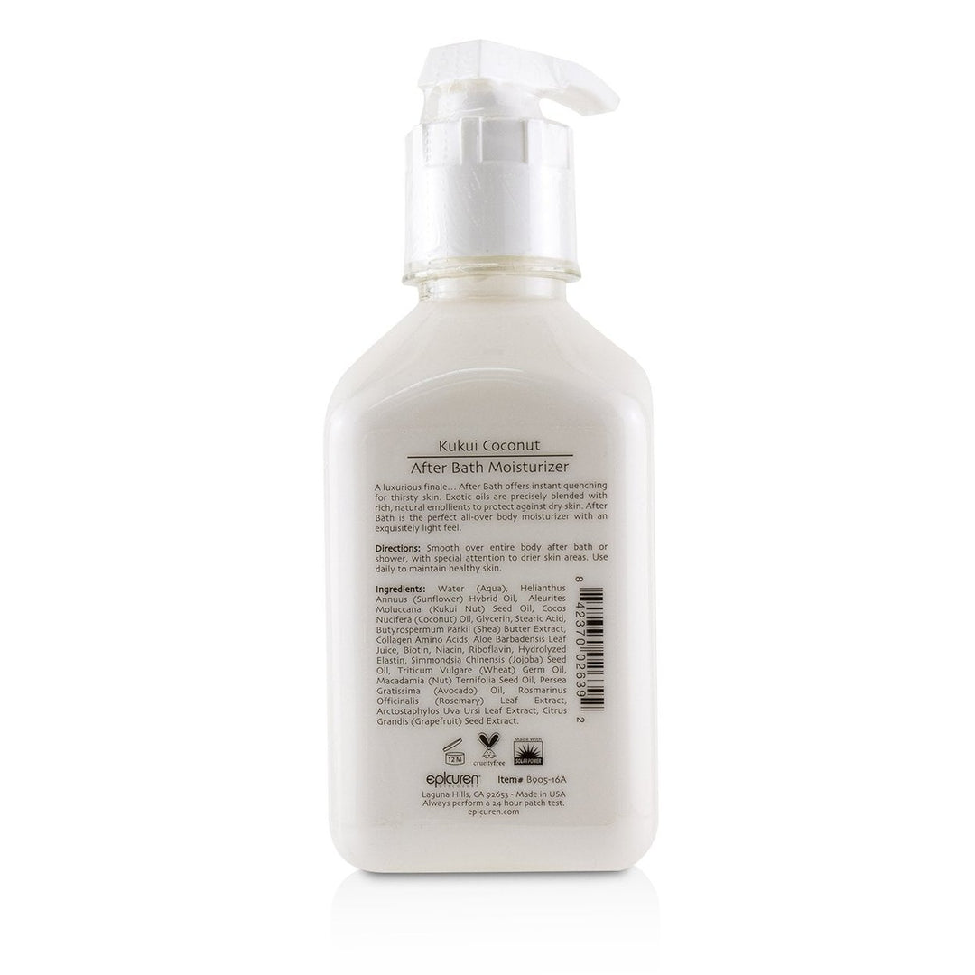 Epicuren After Bath Moisturizer - Kukui Coconut 250ml/8oz Image 4