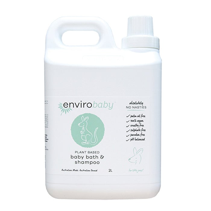 Envirocare EnviroBaby Plant Based Baby Bath and Shampoo 2000ml Image 1